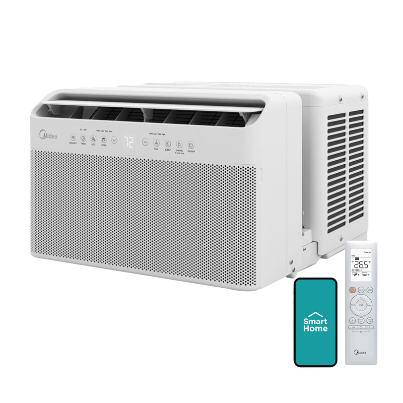 Midea U Shaped 12,000 BTU Smart Inverter Window AC with MShi