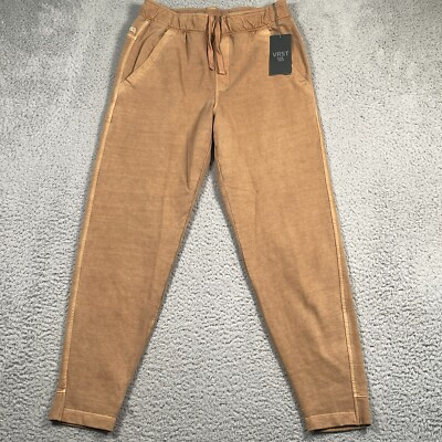 VRST Simple Jogger Pants Men's Small Washed Twill Terry Toasted Coconut  NWT
