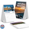 KONVINIT Desk Calendar 2026-2027, 18 Months Desk Calendar 2026 - Runs from January 2026 Until June 2027, Standing Flip Calendar 2026-5.9