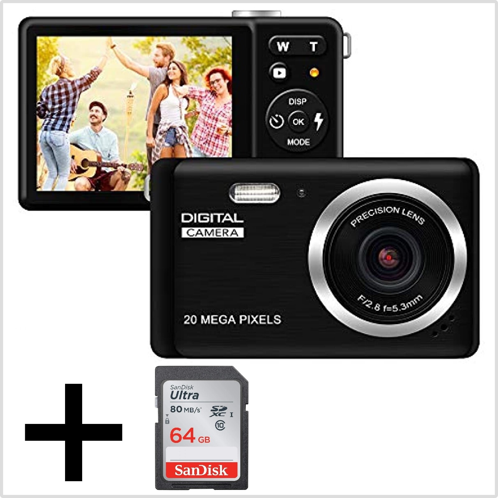 Купить Цифровой фотоаппарат Unbranded Camara Digital HD Foto Y Video 20 ...