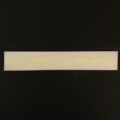8'' Jeff Gordon Signature 24 Hendrick Motorsports Vinyl Sticker Decal Yellow