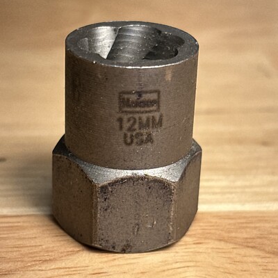Iwrin Hanson 12mm Bolt Extractor Socket 3/8'' Drive NEW OPEN BOX USA