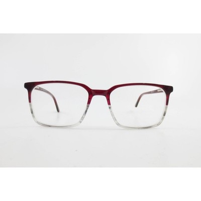 Otis + Grey OG 20241 Burgundy Clear Rectangular Eyeglass Frames 54-17-145