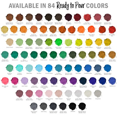 Pouring Masters Deep Brown Metallic Pearl 32oz Bottle Water-Based Acrylic Paint