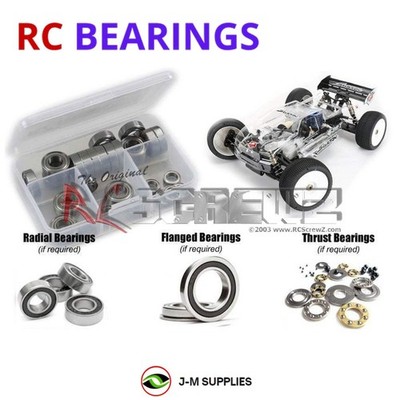 RCScrewZ Rubber Shielded Bearings swz015r for SWORKz S35-T 1/8 910030 | SET