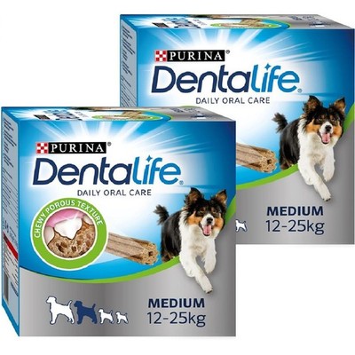 PURINA DENTALIFE MEDIUM DOG oral teeth care canine dental bars pet food chews