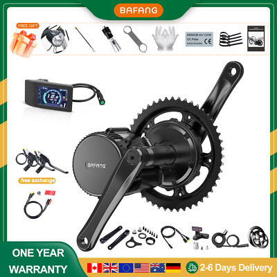 Electric Bike BAFANG 48V 750W BBS02B Mid Drive Motor Conversion Kit 20Ah Battery