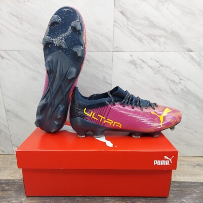 Puma Ultra 2.4 FG/AG Soccer Cleats Purple Blue 106698 03 Men s Size 8