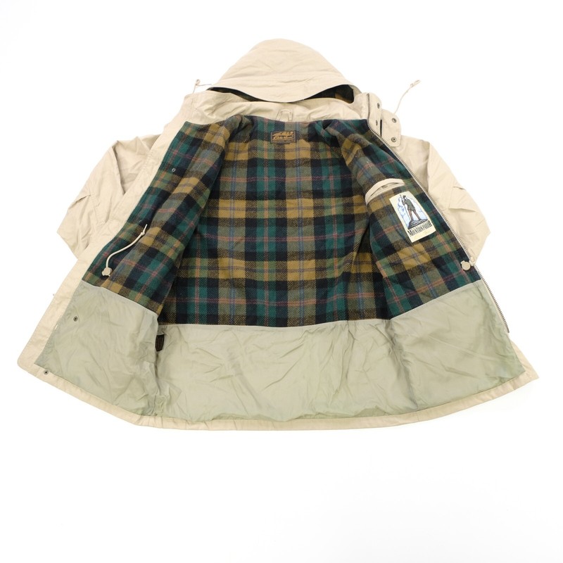 Rare VTG EDDIE BAUER 4 Pocket Wool Lined Hooded Mountain Parka