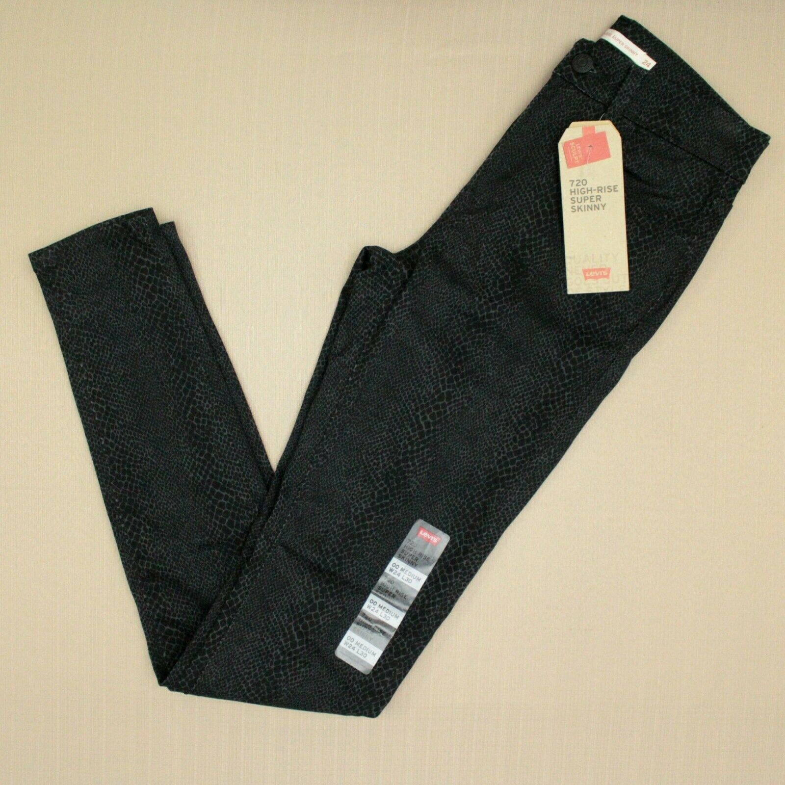 levi's premium 720 high rise super skinny