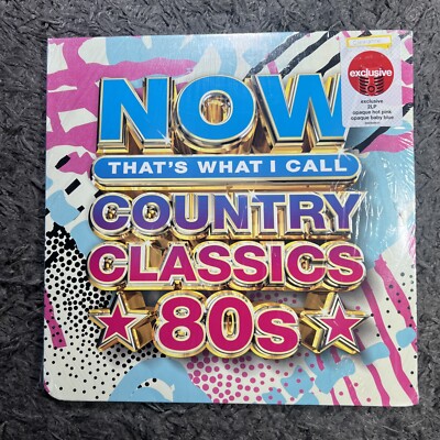 NOW Country Classics: 80 s - Target Exclusive Vinyl 2LP Record Pink & Baby Blue