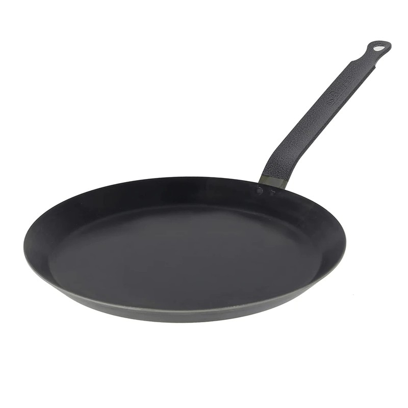 de Buyer Blue Carbon Steel Crepe & Tortilla Pan -