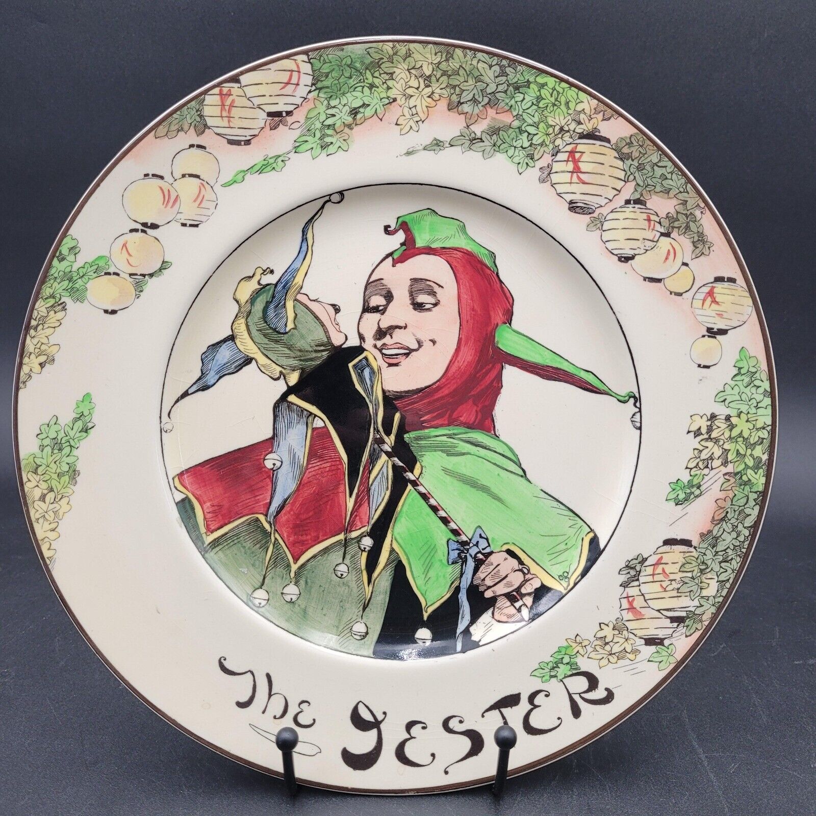 Vintage c.1930's Royal Doulton England Character Plate “The Vintage c.1930's Royal Doulton England Character Plate “The