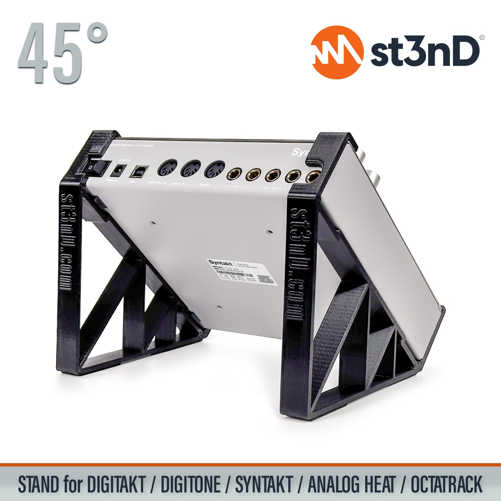 STAND for ELEKTRON Digitakt / Digitone / Syntakt / Analog Heat Mk1 & Mk2 /