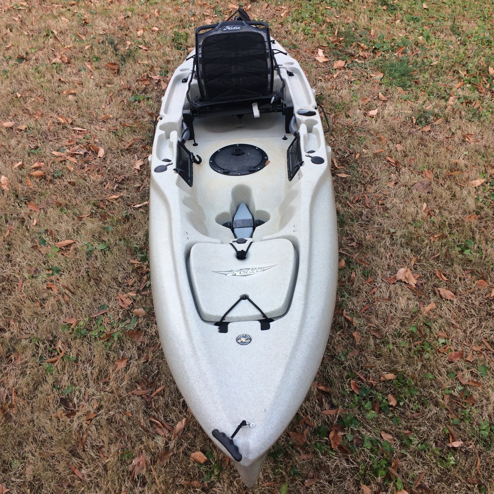 Hobie Mirage Outback Kayak 2016 Ivory Dune w/ MirageDrive Fins