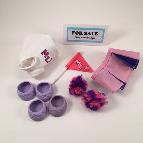 My Little Pony - POM POM PONY Cheerleader Pony Wear Outfit - Vintage G1 pennant