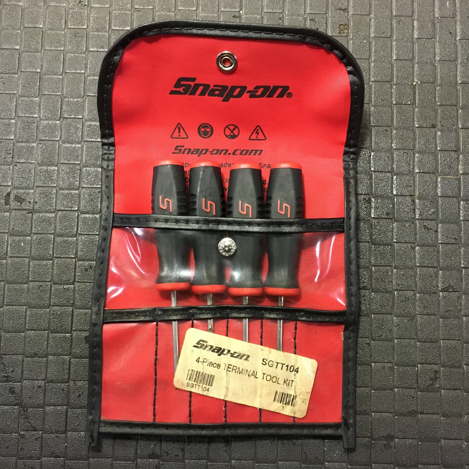 Snap On Sgtt104 4piece Terminal Driver Tool Kit Set + Kit Bag Usa Used for sale in Cumming