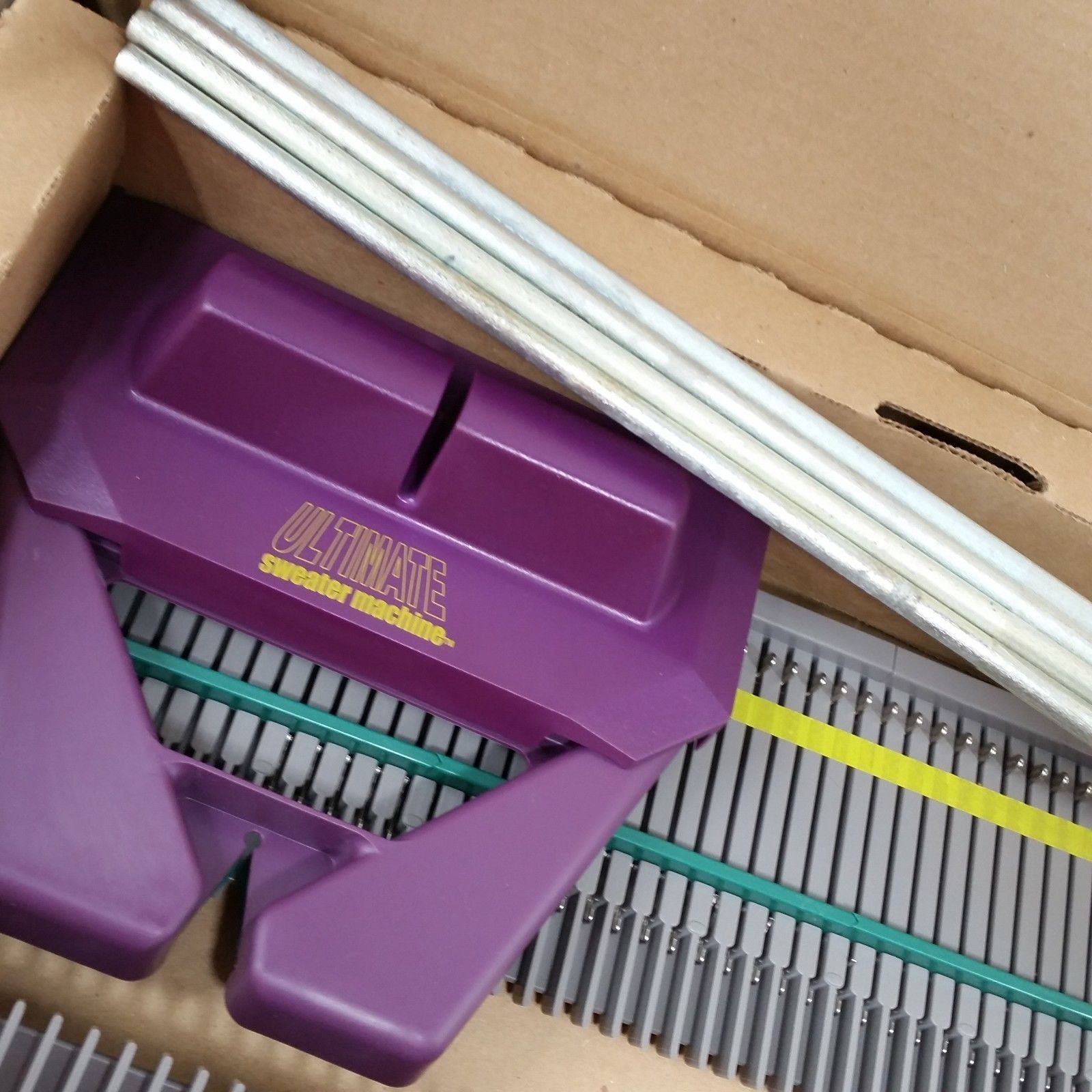 Ultimate Sweater Machine Complete Set Knitting Kit Bond America Afghan Maker