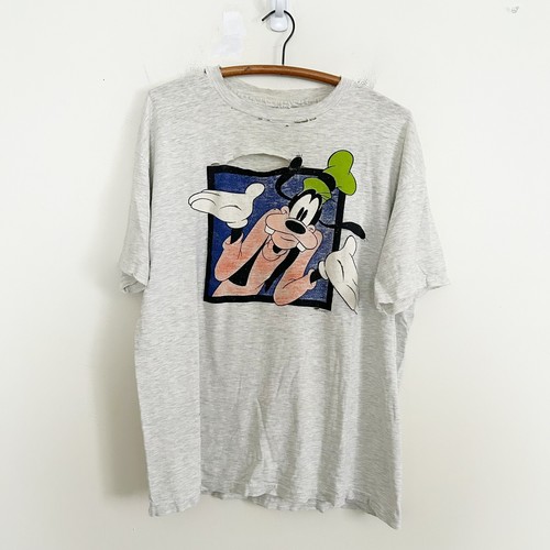 Vintage 80's Mickey Mouse Big Face TEEＸＬ Vintage Mickey Mouse Big Face T Shirt Mens Large Disney