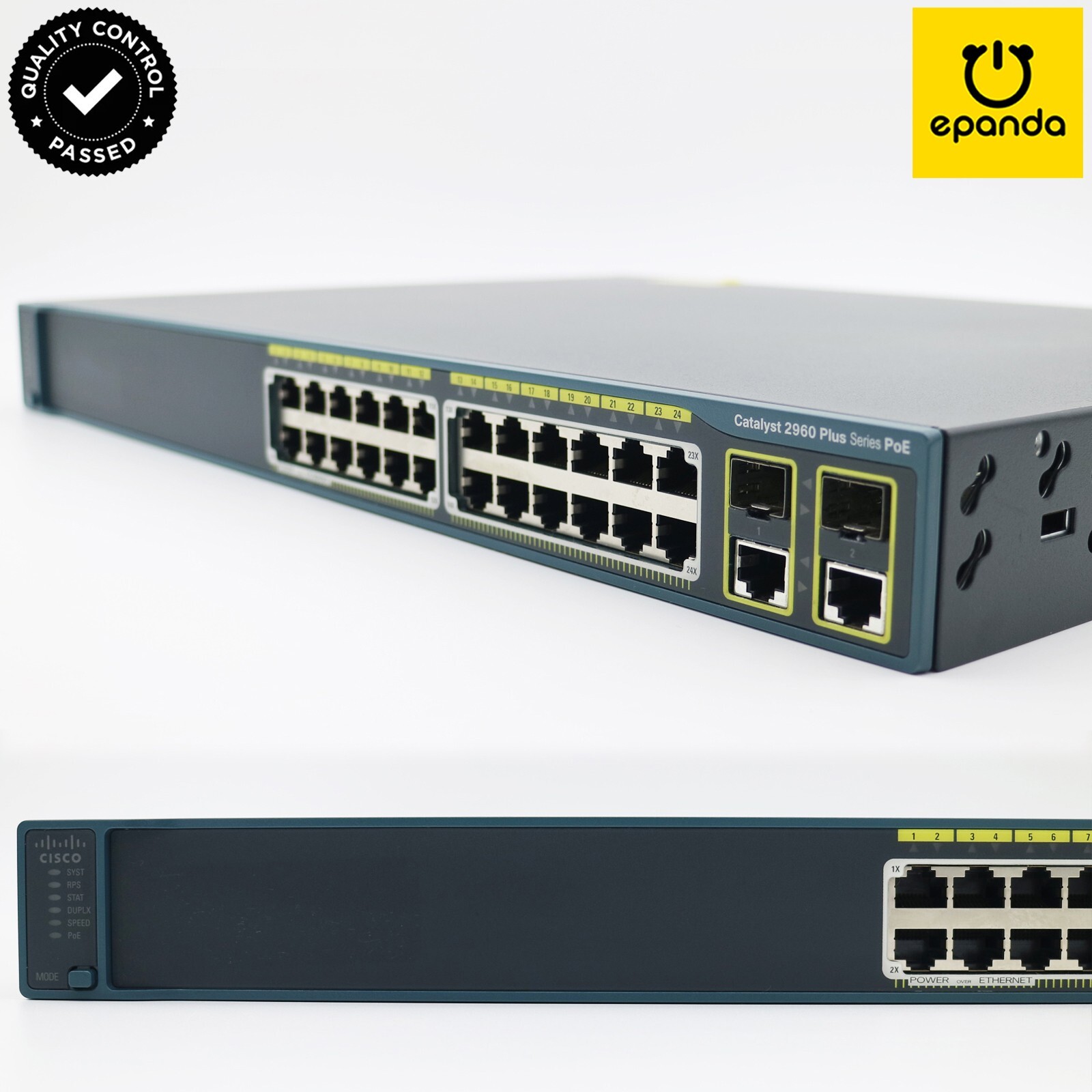 (未使用･未開封品)　CISCO Catalyst 2960-24PC-L インテリジェント イーサネット POE対応 スイッチ WS-C2960-24PC-L sdt40b8 Cisco 2960 Plus WS-C2960+24PC-L 370W 24-PoE 2-SFP Switch, 1Y