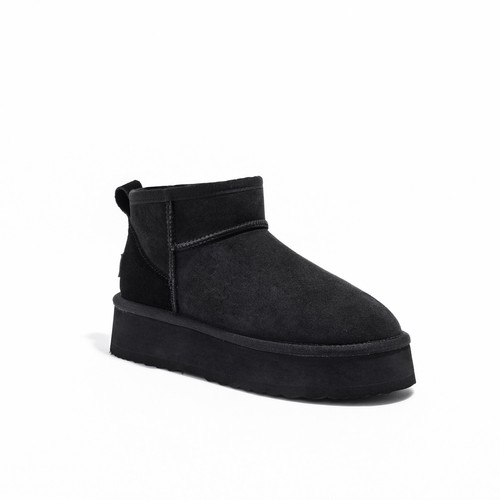 【ORIGINAL UGG Australia classic】Mini Slant Platform Boots Australian UGG auzland Sheepskin Ultra Mini Platform Boots
