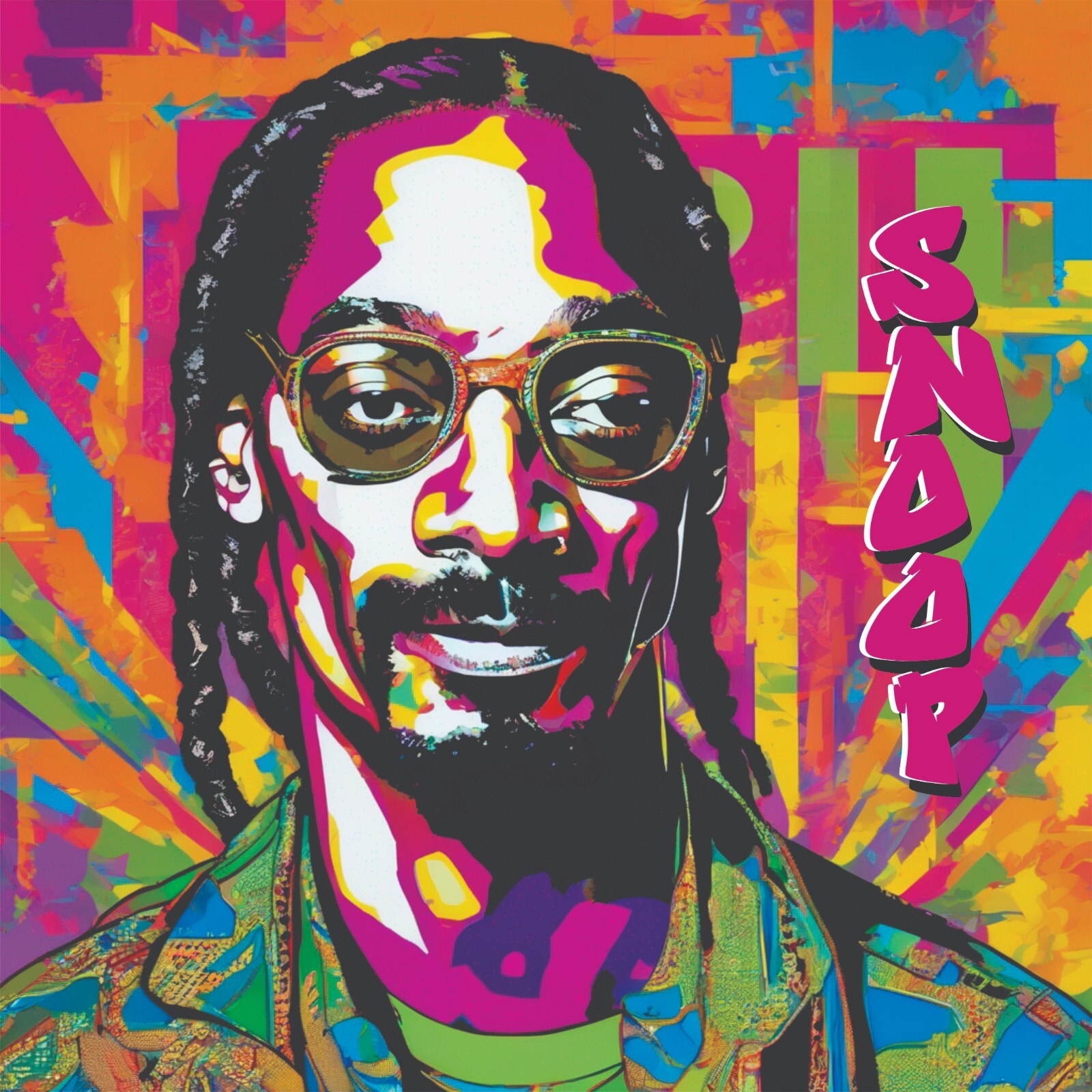 洋楽 A.Paak, SnoopDog, Mas. Attack, Peterson SNOOP DOGG POP ART POSTER/PRINT ART AI5 | eBay