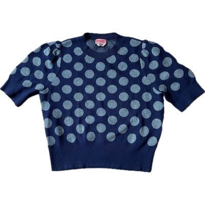 KATE SPADE Seaside Dot Sweater in River Blue