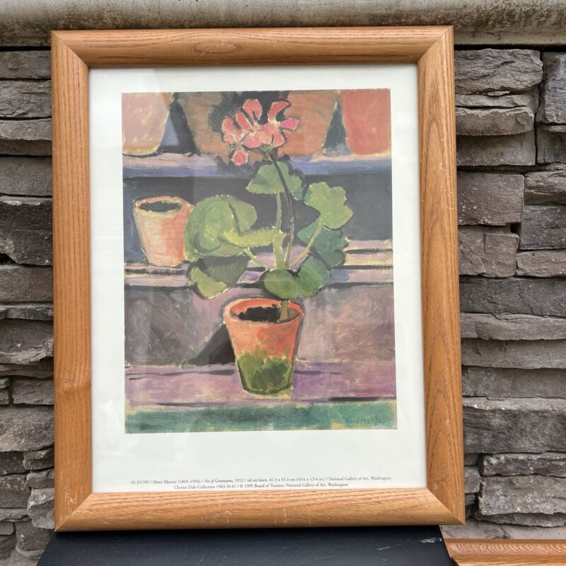 Nga Art Print  “artcanvas Pot Of Geraniums ”by Henri Matisse