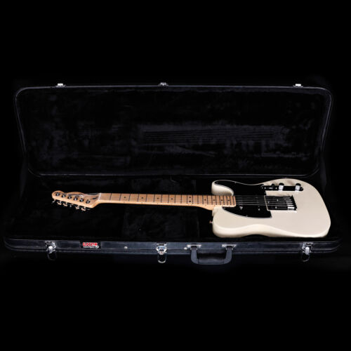 ::Fender Deluxe Nashville Telecaster, Maple Fb, White Blonde w Hard Case 7lbs