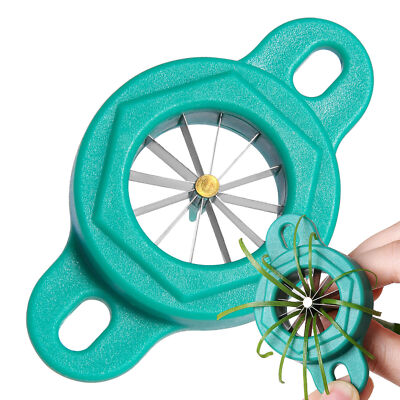 Scallion Slicer Shredder Plum Blossom Stainless Steel Spring Green Onion Grater