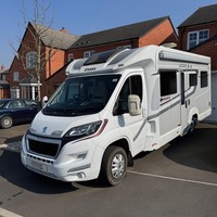 Elddis Encore 254 2017 Rear Fixed Bed 4 Berth 4 Seatbelts
