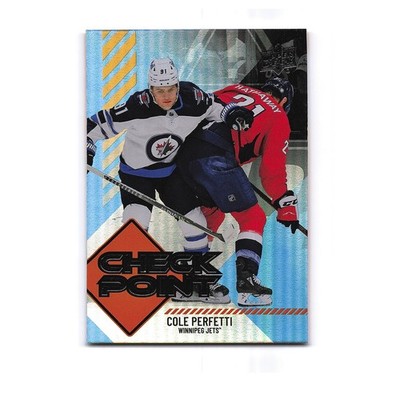 2024 Upper Deck Series 1 #CP-6 Cole Perfetti Check Point