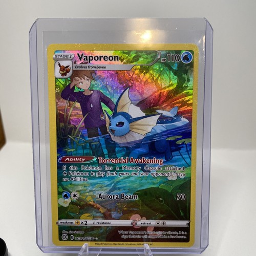 Pokémon Card Vaporeon Brilliant Stars TG02/TG30 Full Art
