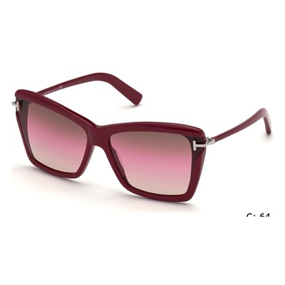 TOM FORD TOM FORD FT0849-69F-64 SHINY BORDEAUX SUNGLASSES