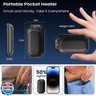 WARMHAND AI Hand Warmers Rechargeable 2 Pack,Portable Electric Hand Warmer Reusable,AI Smart Chip Hand Warmer for Outdoor Golf Hunting Camping Accessories,Warm Winter Gifts for Men Women Kids(Black)