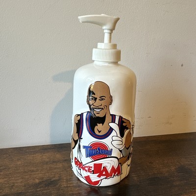 1996 Space Jam Ceramic Soap Dispenser Lotion Pump Michael Jordan Looney Tunes 