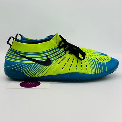 Nike Men's Free Hyperfeel TR Knit Shoes Cobalt Blue/ Green 638073-704 Size 10