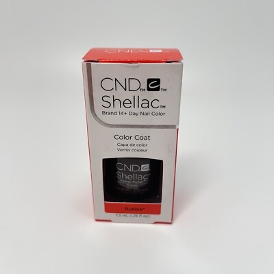 CND Shellac Color Coat Nail Polish **Rubble** 0.25 FL OZ NIB