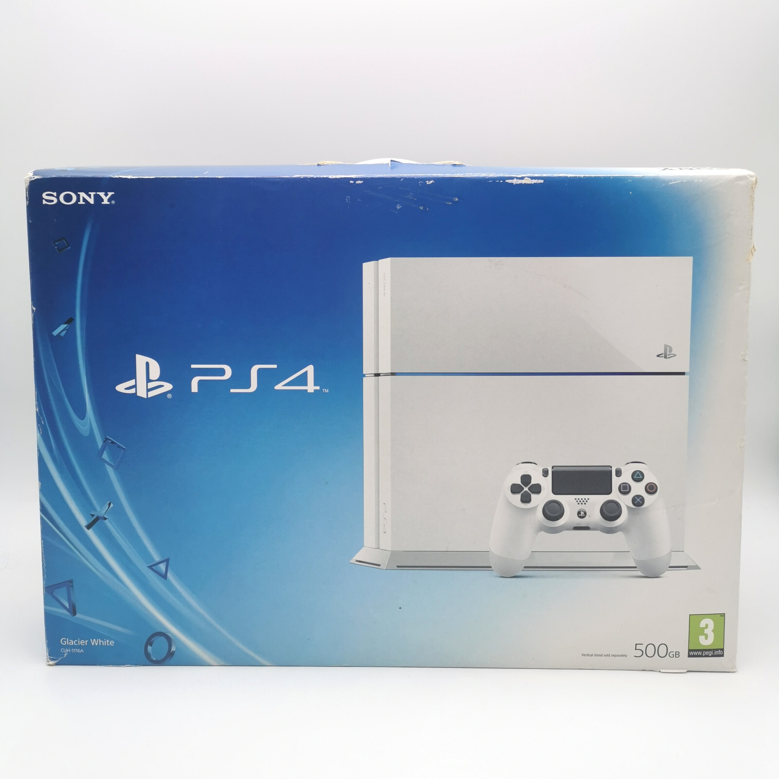 Sony PlayStation 4 Console 500GB WHITE Boxed, Controller Low