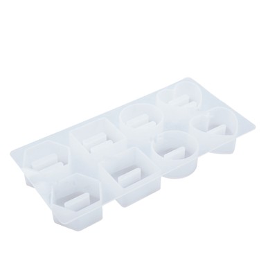 8 in 1 Ring Holder Silicone Mold DIY Resin Polymer Clay Wax Candle Craft Mould F