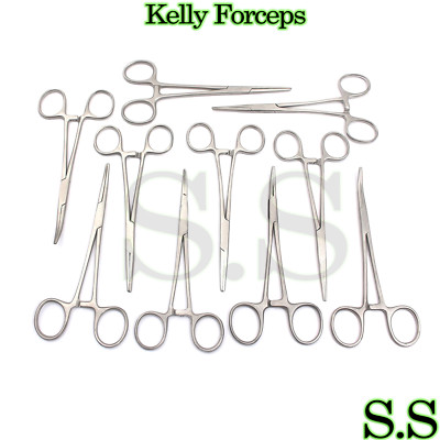 14/" Straight Forceps Fishing Locking Hemostat 2 STR CUR