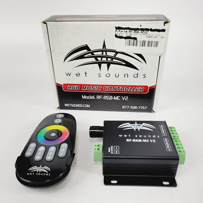 Wet Sounds RF-RGB-MC V2 RF Music Controller for LED Lighting RGB