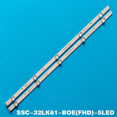 2PCS LED strips For LG SSC_32LJ61_BOE(FHD) 32LK61 32LJ610U 32LJ616D 32LJ618U