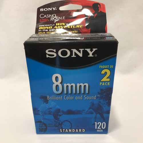Lot Of 4 Sony 8MM Standard Grade 120 Minute Tapes