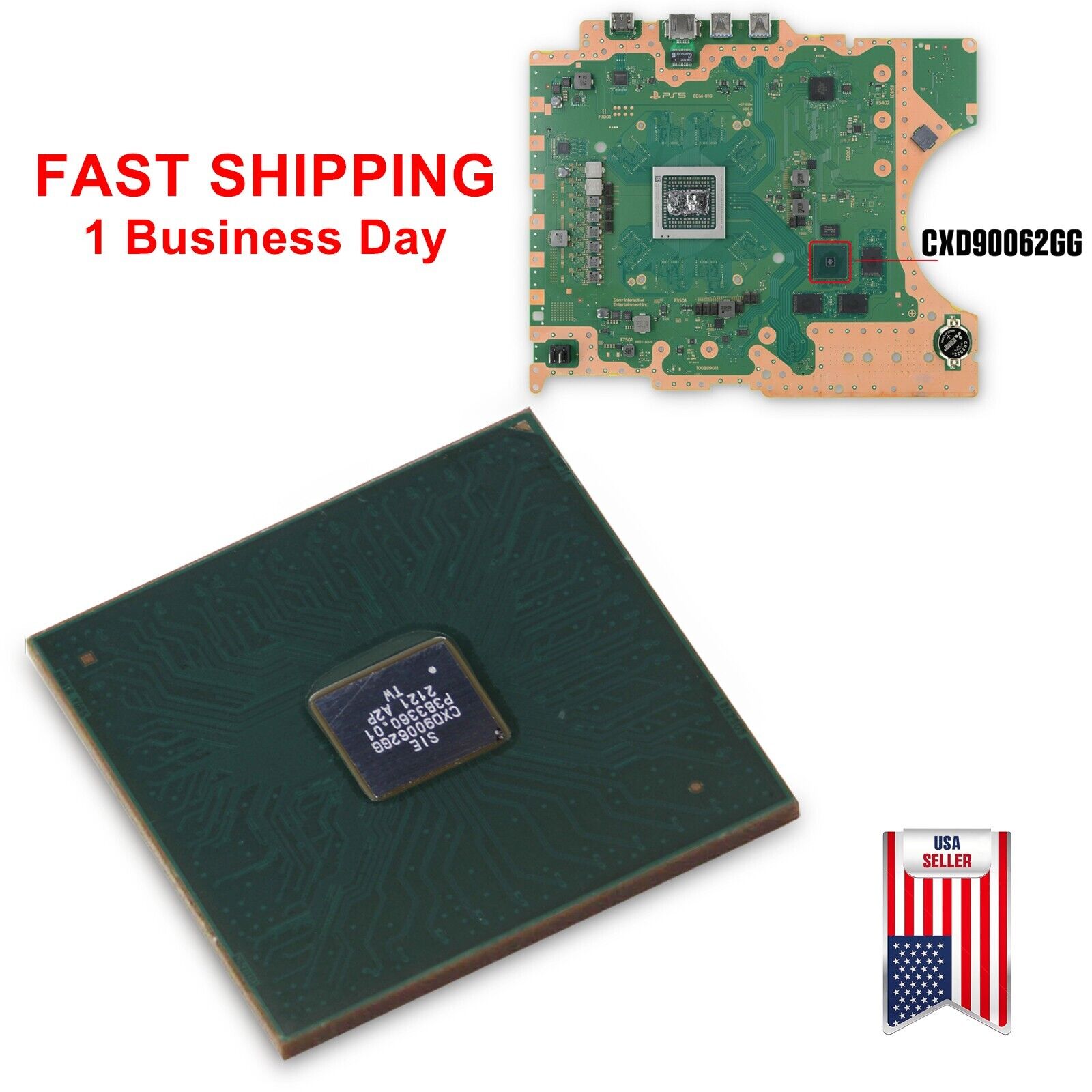 OEM SONY PlayStation 5 PS5 Console SSD Controller IC Chip CXD90062GG Replacement OEM SONY PlayStation 5 PS5 Console SSD Controller IC Chip CXD90062GG Replacement