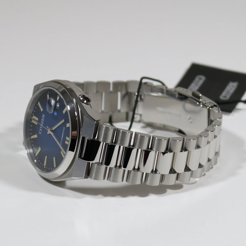 CITIZEN CITIZEN TSUYOSA AUTOMATIC MEN'S STAINLESS STEEL BLUE GRADIENT DIAL WATCH NJ0151-