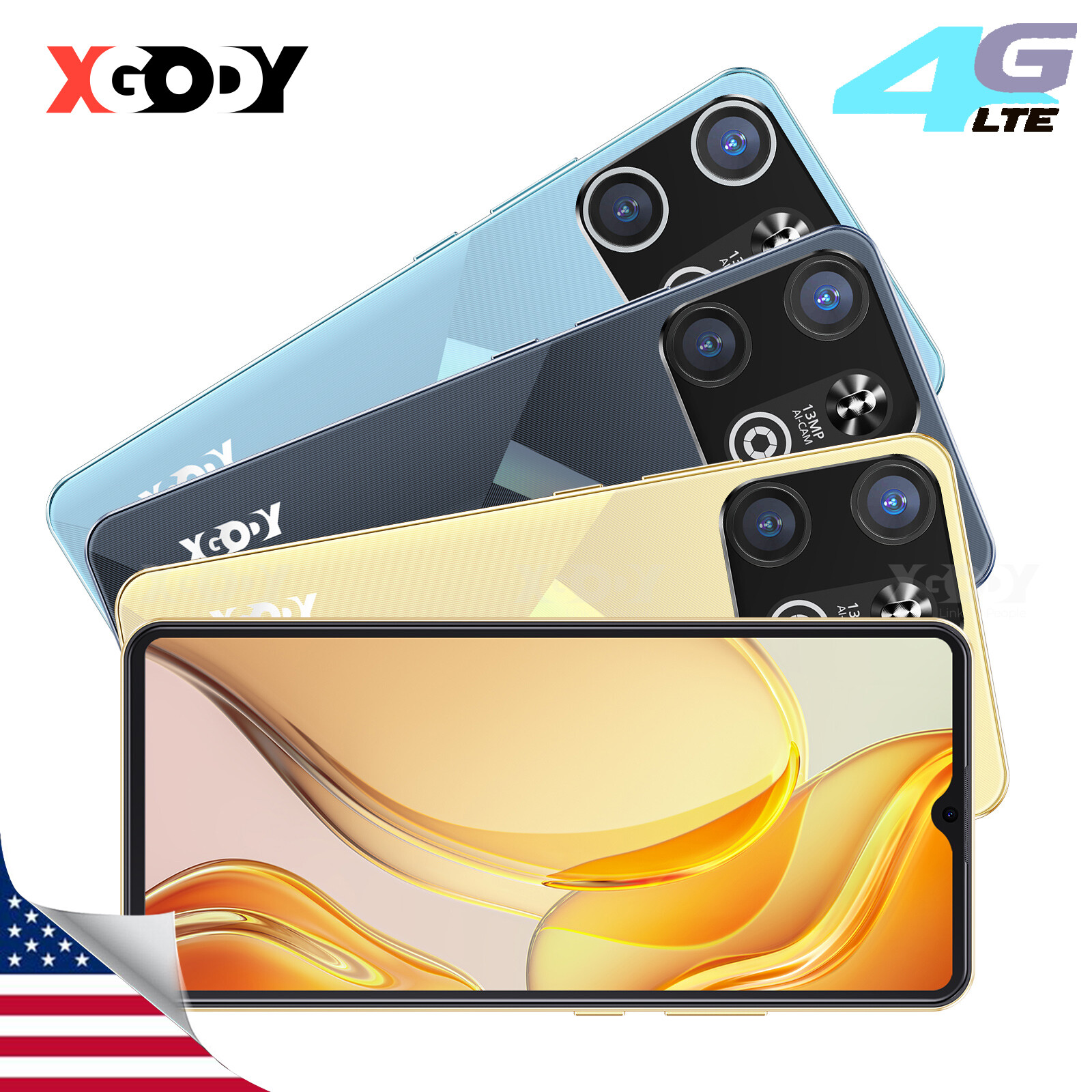 XGODY Android 6.5'' Smartphone Factory Unlocked Cell Phone 4