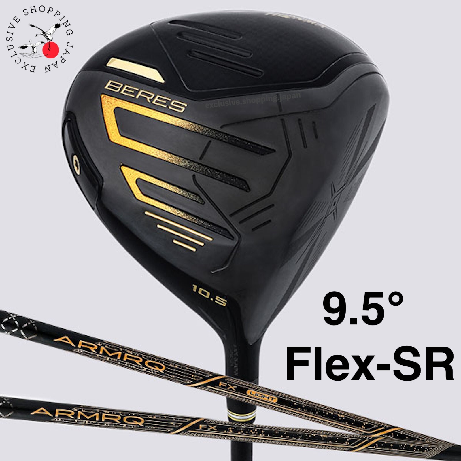 ホンマゴルフBERESブラックドライバーARMRQ-MX9.5SR HONMA Golf Club BERES Black Driver ARMRQ MX BLACK 9.5° Shaft