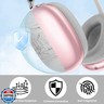 Maxjoy for AirPods Max Case, Transparent Ear Cups Cover/Headband Cover for AirPods Max Headphones, Soft Clear TPU/Silicone Accessories Protector