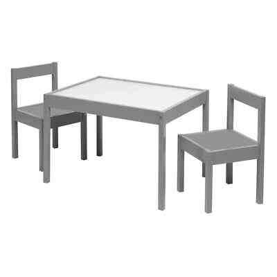 Children 3-Piece Table and Chairs Set, Age Group 1 to 5 Years
